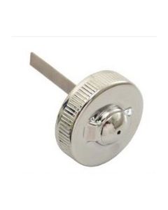 1964-1966 Mustang Eaton Power Steering Pump Cap with Dipstick, Chrome