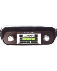 1964-1966 Mustang Custom Autosound USA-5 Radio with Black Face