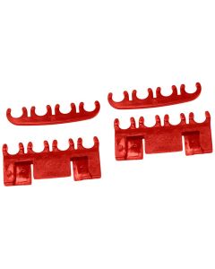 1964-1973 Mustang Spark Plug Wire Separator Set, Red