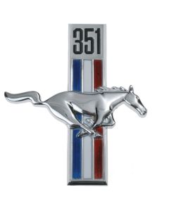 1967-1968 Mustang 351 Running Horse Emblem, Right