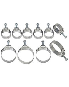 1965-1966 Mustang Date Coded Hose Clamp Set, 6-Cylinder