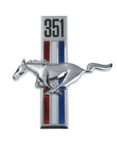 1967-1968 Mustang 351 Running Horse Fender Emblem