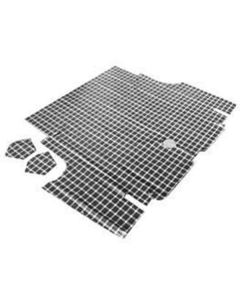 1965-1966 Mustang Fastback Plaid Trunk Mat