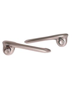 1969-1970 Mustang Show Quality Door Handle Set, Satin Chrome