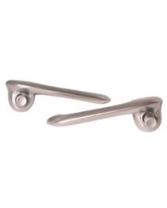 1964-1966 Mustang Show-Quality Door Handle Kit with Satin Chrome Finish