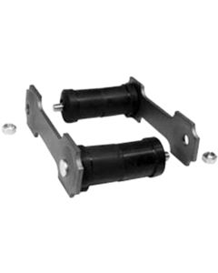 1966-1973 Mustang Dual Exhaust Shackle Kit with 1/2" Rods