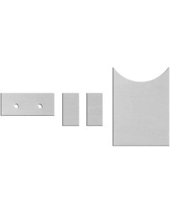 1967 Mustang Deluxe Interior Air Conditioner Vent Aluminum Inserts
