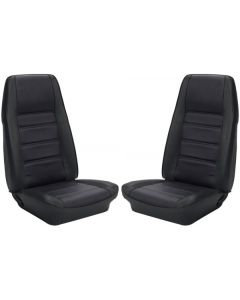 1971-1973 Mustang Coupe TMI Premium Standard Interior Front Bucket and Rear Bench Seat Cover Set