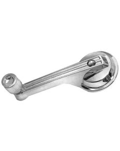1965-1967 Mustang  Chrome Window Crank Handle with Knob - From 3-8-65