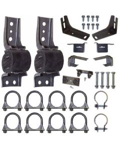 1965-1966 Mustang Oversized 2-1/4" Single Exhaust Hanger Kit, 6-Cylinder