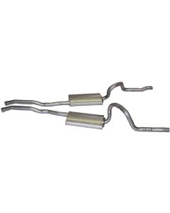 1970 Mustang Mach 1 Concours Correct Exhaust System for Cars with Staggered Shocks