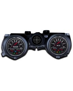 1971-1973 Mustang New Vintage USA 67 Series Gauge Kit, 3-in-1 Style Gauges with Black Faces

