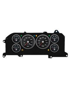 1987-1993 Mustang New Vintage USA Performance Series Gauge Kit, Black Faces with Programmable MPH Speedometer

