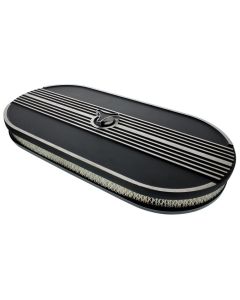 1964-1973 Mustang Oval Aluminum Air Cleaner, Single 4-Barrel