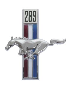 1967-1968 Mustang 289 Fender Ornament, Left