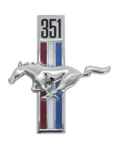 1964-1993 Mustang 351 Running Horse Emblem, Left