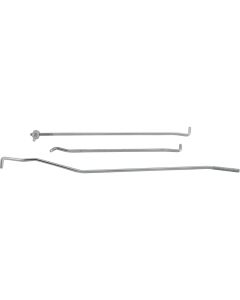 1967-1968 Mustang Door Latch Rod Set, Left