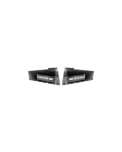 1967-1968 Mustang Fastback Upper Quarter Panel Trim Panels, Pair