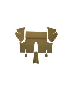 1971-1973 Mustang Coupe Die Cut Nylon Trunk Floor Carpet without Mass Backing