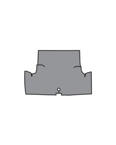 1971-1973 Mustang Coupe or Convertible Die Cut Fleece Trunk Mat without Mass Backing