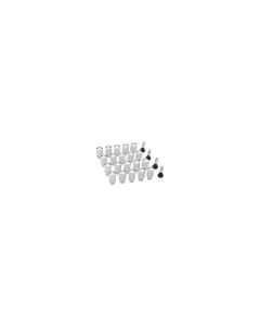 Tall Lugnut 67-8 Shelby Styletall 20 Lugnut Kit 1/2X13/16"