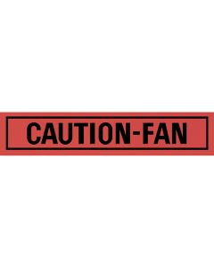 1968-1973 Mustang Caution-Fan Warning Decal