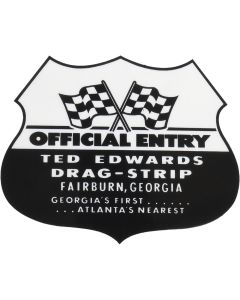 Ted Edwards Dragstrip Decal