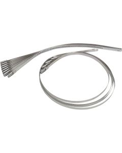 Stainless Steel Exhaust Wrap Locking Tie Kit