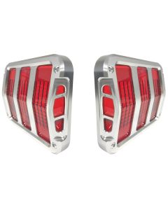 1964-1966 Mustang "Sidewinder" Billet Tail Light Bezels