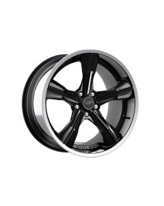 2015-2019 Mustang 20" x 11" Carrol Shelby Wheel Company CS-11 Wheel, Black with Polished Lip