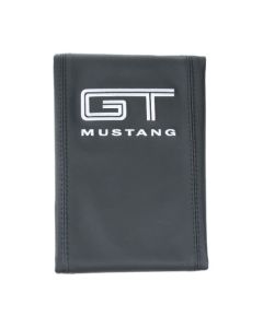 2005-2009 Mustang Console Pad Cover, Black with GT Logo