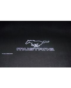 2005-2014 Mustang Convertible Fender Gripper Trunk Mat with Pony Logo