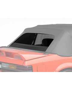 1993 Ford Mustang Convertible Rear Plastic Window With Cloth And Tooth Zipper
