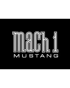 1994-2004 Mustang Non-Slip Fender Gripper Trunk Mat with Mach 1 Logo