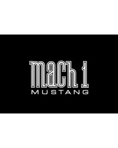 1994-2004 Mustang Coupe Non-Slip Fender Gripper Trunk Mat with Mach 1 Logo