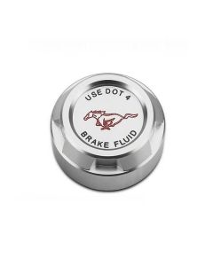 2015-2017 Mustang Billet Aluminum Master Cylinder Cap Cover with Running Pony Logo