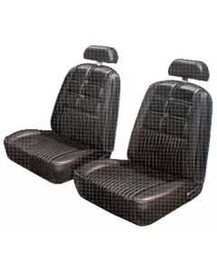 1969 Mustang Deluxe/Grande Low-Back Front Bucket Seat Covers, Distinctive Industries