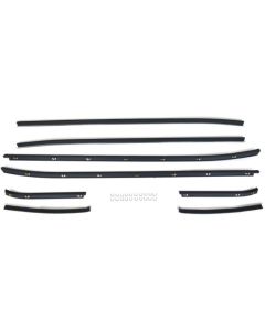 1971-1973 Mustang Fastback Inner and Outer Door Beltline Window Felt Kit
