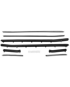 1971-1973 Mustang Grande Coupe Inner and Outer Door Beltline Window Felt Kit