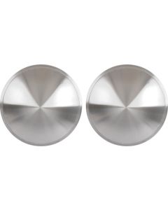 Wheel Covers, Full Moon, Chrome, 15", 2 Pc. Set