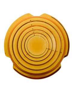 Parking Light Assembly - Amber Lens - Stainless Steel Rim -12 Volt - 1942-47 Ford Pickup, Execpt COE