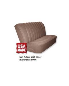 Ford Truck Bench Seat Cover, Ford Vinyl With Woven Cloth Inserts, 1961-1966