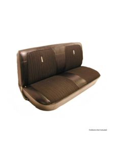 Ford Truck Bench Seat Cover, F100 Through F250 Ranger Styleside, Oxen Grain Vinyl With Woven Cloth Inserts, 1967-1972