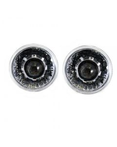 1948-79 Ford Truck 7 Inch Round Projector Headlights With 64mm Projector Chrome

