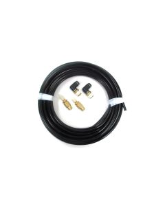 Inflation kit with 2 Schrader valves and 90 degree fittings