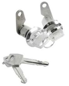 1967-79 Ford Pickup Matched Door Lock Cylinders & 2 Keys - With Ford Logo on Key Head