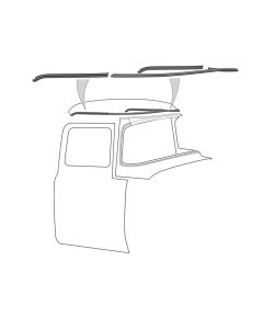 1956 Ford Pickup Truck Roof Drip Rail Set