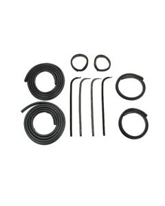 1967-1970 Ford Truck Door Weatherstrip Kit, Left And Right, 10 Piece Kit