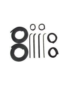 1971-1972 Ford Truck Door Weatherstrip Kit, Left And Right, 10 Piece Kit