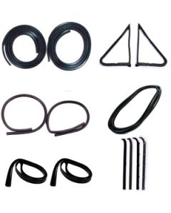 1980-1986 Ford Truck, Complete Body Weatherstrip Seal Kit With Trim Groove